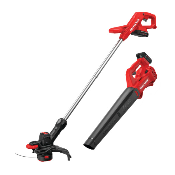 Craftsman CMCK279C2 20V 10 in. Battery Blower/Trimmer Kit