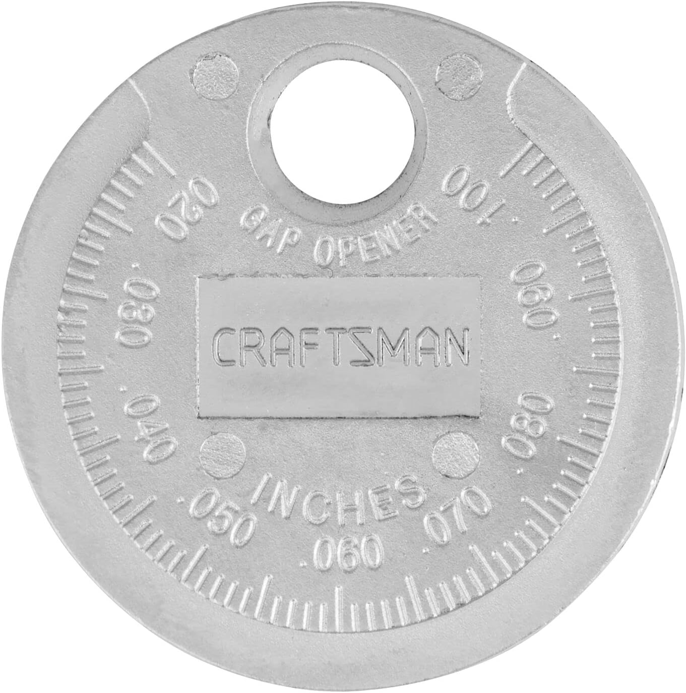 CRAFTSMAN Spark Plug Gauge, For Automotive Gaps 0.20”- .100” (CMMT14102)
