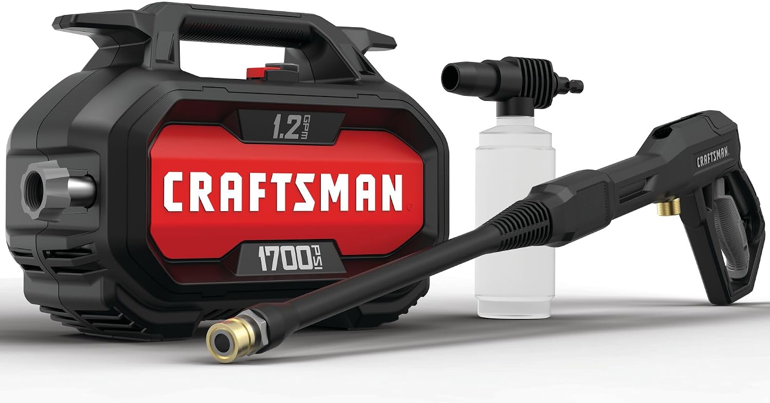 Craftsman CMEPW1700 Electric Compact Cold Water Pressure Washer 1700 MAX PSI*